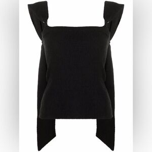 Nanushka Draped-Strap Bandeau Top